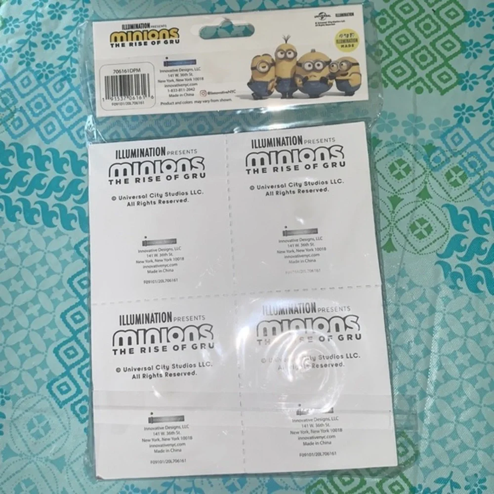 ⚠️FINAL SALE ⚠️ Minion Erasers 4 Pack Brand New